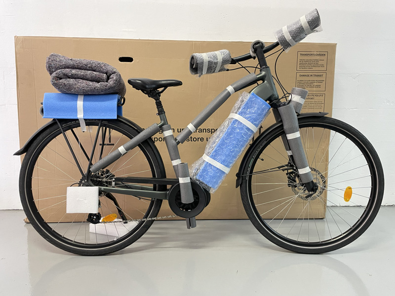 emballage du vélo